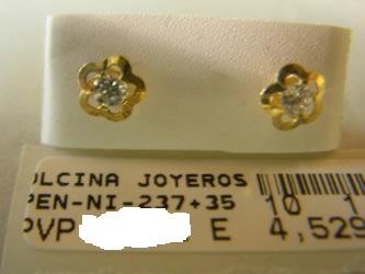 pendientes ni&ntilde;a